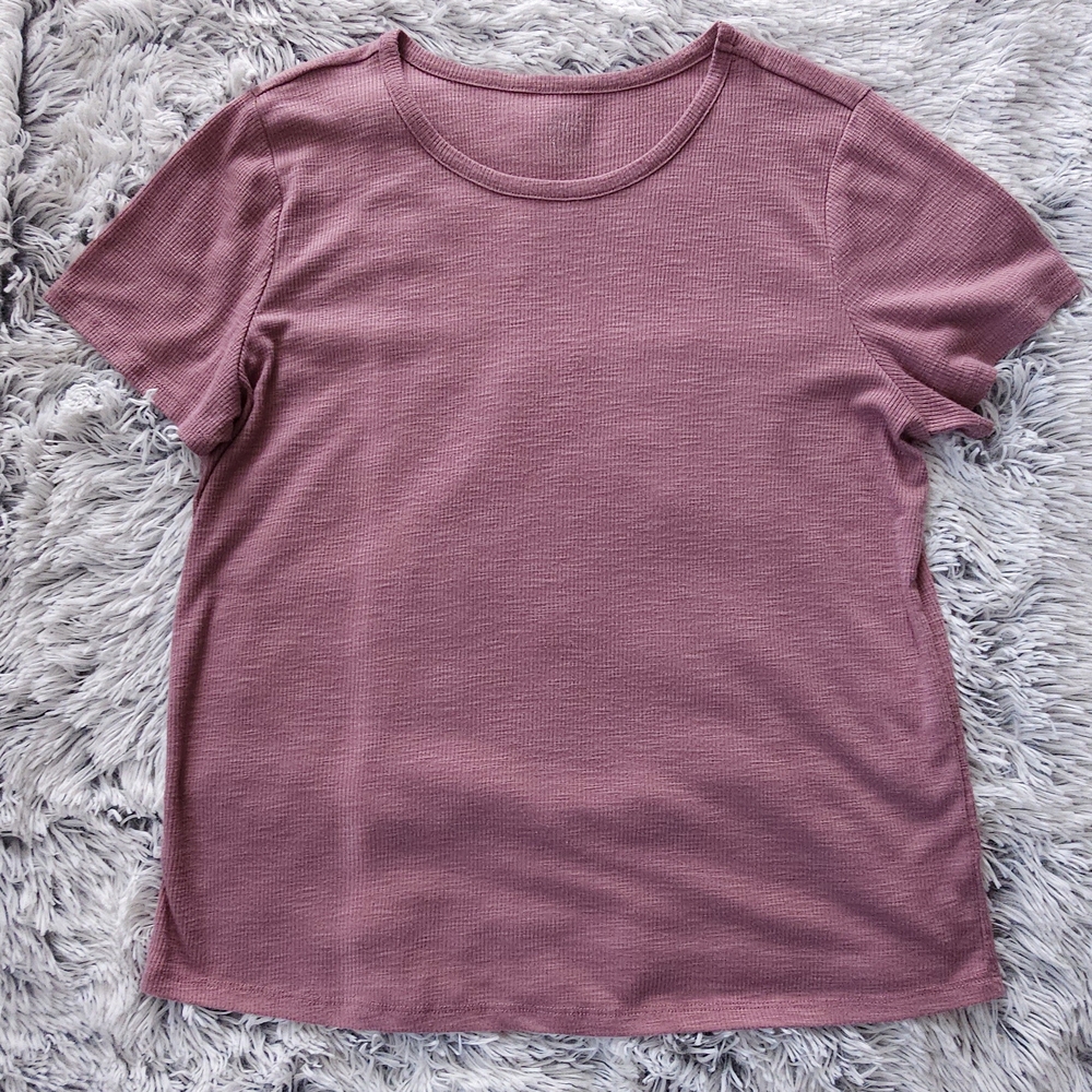 Maurices Dusty Rose Short Sleeve Tee